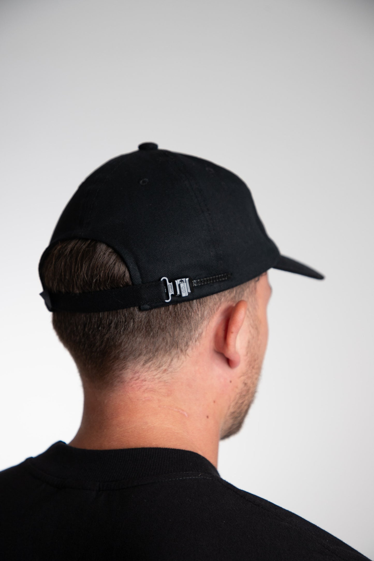 Boné 6-panel "Geometria Sagrada" (preto)